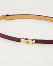 Afbeelding in Gallery-weergave laden, Grace Leather Belt -Burgundy
