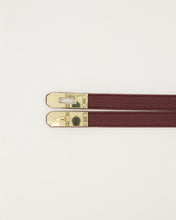 Afbeelding in Gallery-weergave laden, Grace Leather Belt -Burgundy
