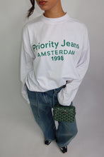 Afbeelding in Gallery-weergave laden, PRIORITY 1998 AMSTERDAM LONGSLEEVE – White
