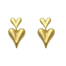 Afbeelding in Gallery-weergave laden, Double Heart Earrings
