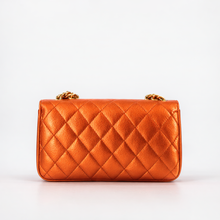 Afbeelding in Gallery-weergave laden, Sophia Leather Bag - Orange Metallic
