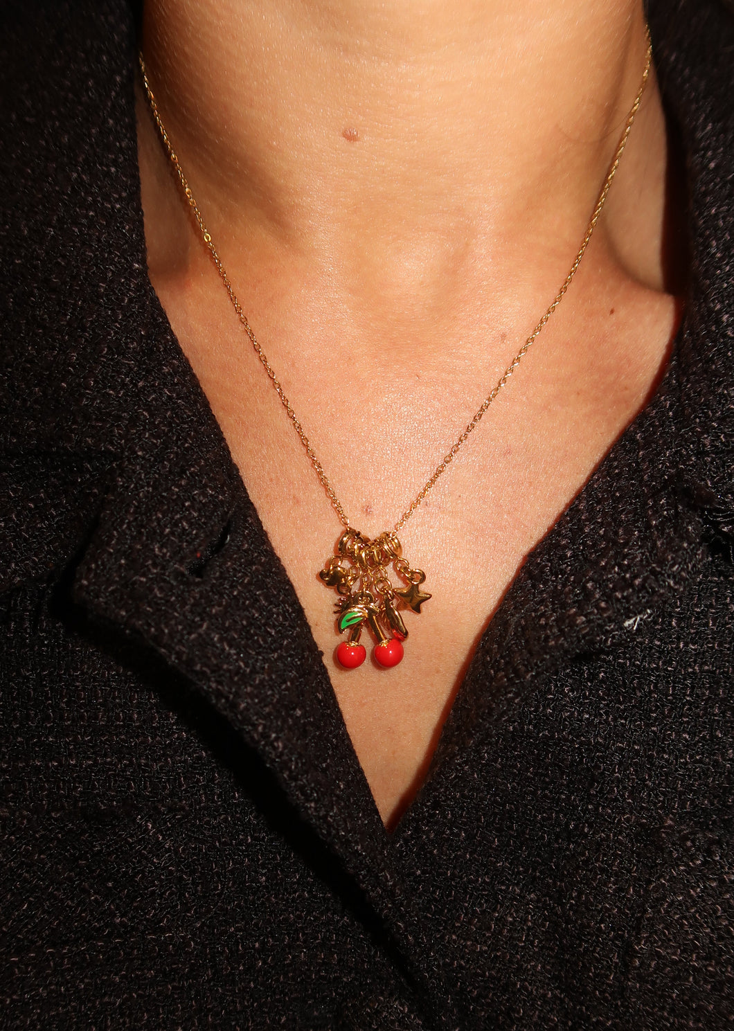 Cherry Charm Necklace