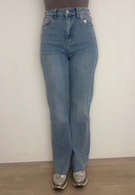 Afbeelding in Gallery-weergave laden, Wide Leg Light Blue Jeans XJ310
