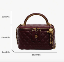 Afbeelding in Gallery-weergave laden, C Flower Bag - Burgundy
