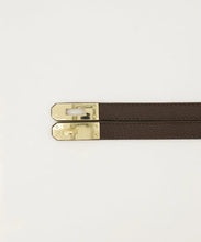 Afbeelding in Gallery-weergave laden, Grace Leather Belt - Dark Brown
