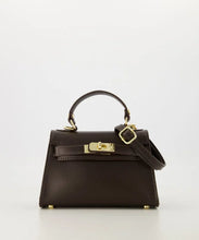 Afbeelding in Gallery-weergave laden, Grace Leather Bag - Dark Brown
