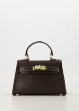 Afbeelding in Gallery-weergave laden, Grace Leather Bag - Dark Brown
